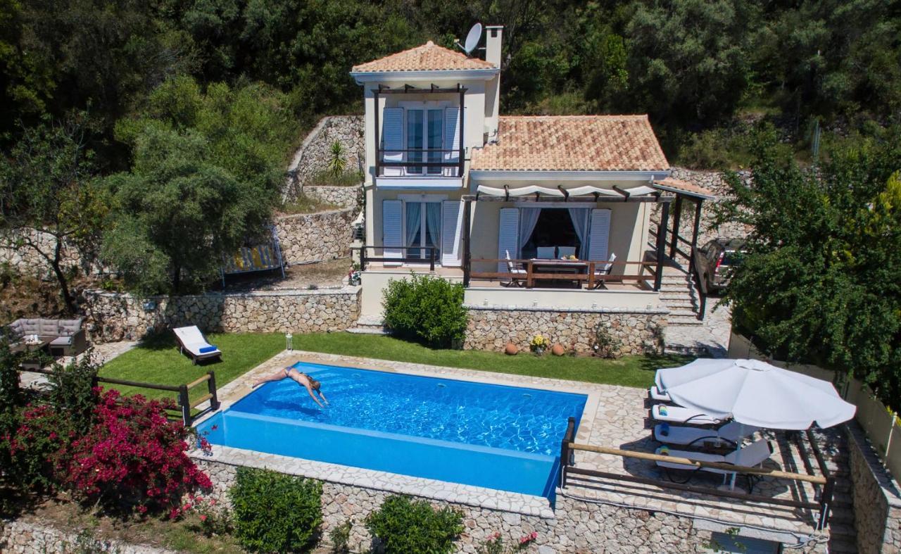 Villa Pasithea - Breathtaking Seaviews, Infinity Pool, Privacy, Close To The Beach Nydri  Eksteriør billede