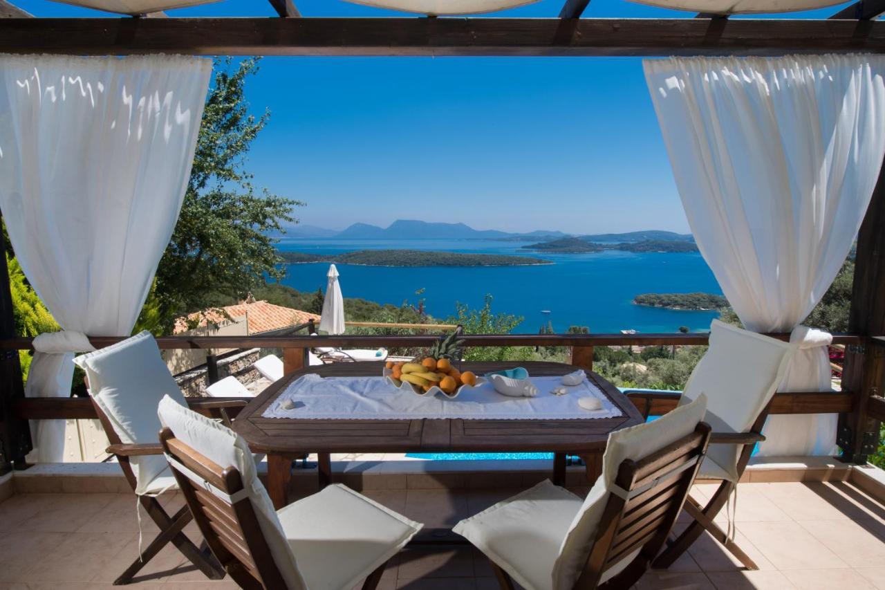 Villa Pasithea - Breathtaking Seaviews, Infinity Pool, Privacy, Close To The Beach Nydri  Eksteriør billede