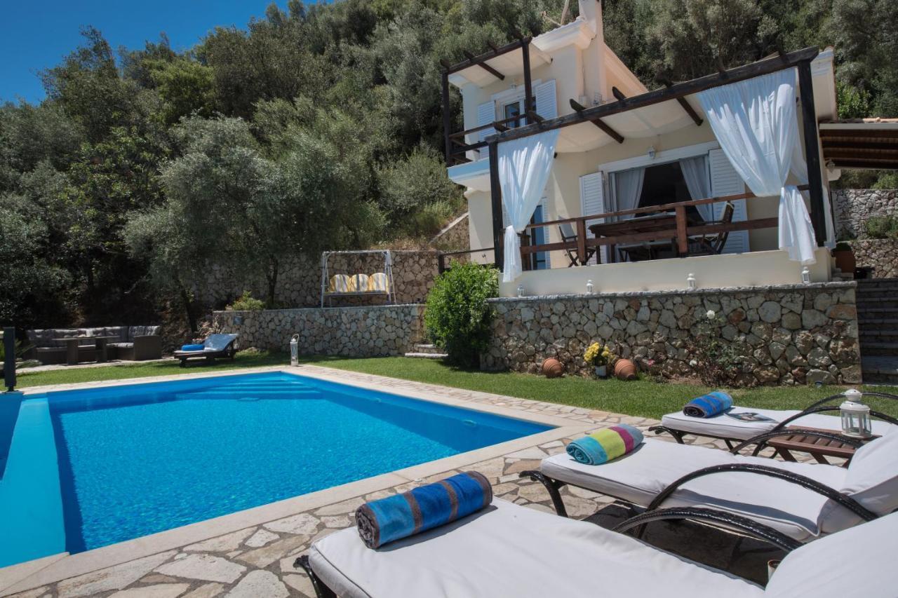 Villa Pasithea - Breathtaking Seaviews, Infinity Pool, Privacy, Close To The Beach Nydri  Eksteriør billede