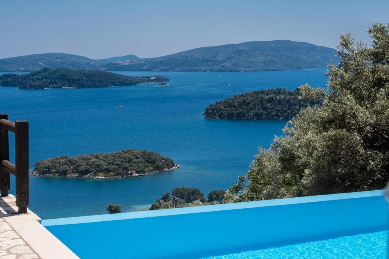 Villa Pasithea - Breathtaking Seaviews, Infinity Pool, Privacy, Close To The Beach Nydri  Eksteriør billede