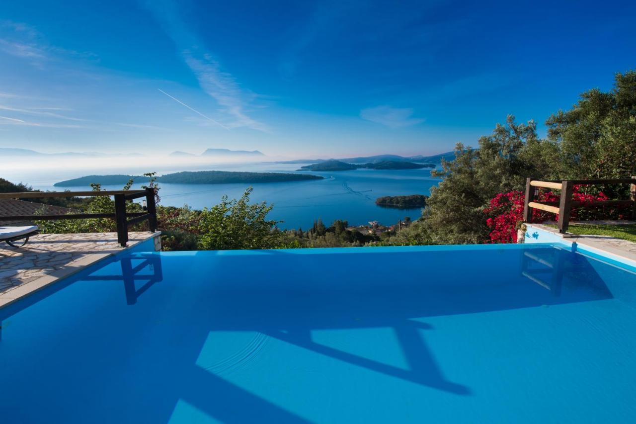 Villa Pasithea - Breathtaking Seaviews, Infinity Pool, Privacy, Close To The Beach Nydri  Eksteriør billede